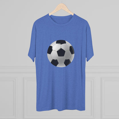 Dynamic Football Design - Sports Passion and Energy Unisex Tri-Blend Crew Tee