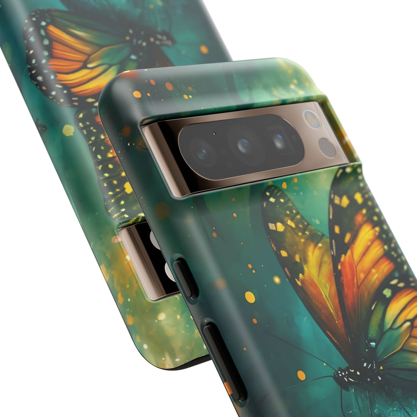 Colorful Butterfly Phone Case, Tough Cases for iPhone and Samsung, Cute Tech Accessories, Nature Lovers Gift, Vibrant Floral Design