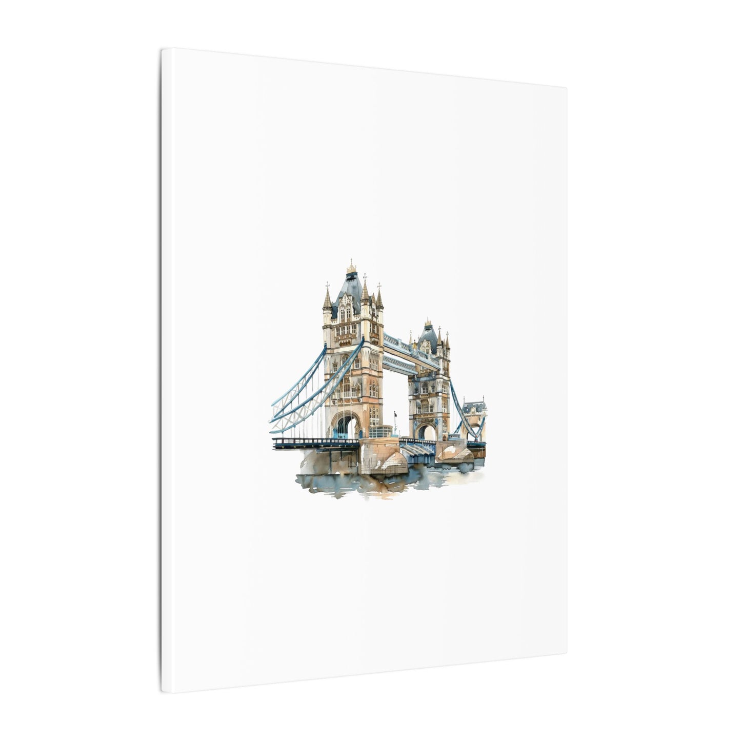 London Bridge Matte Canvas Wall Art, Elegant Home Decor, Unique Gift for Art Lovers, Travel Enthusiast Wall Decor, Modern Aesthetic