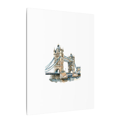 London Bridge Matte Canvas Wall Art, Elegant Home Decor, Unique Gift for Art Lovers, Travel Enthusiast Wall Decor, Modern Aesthetic