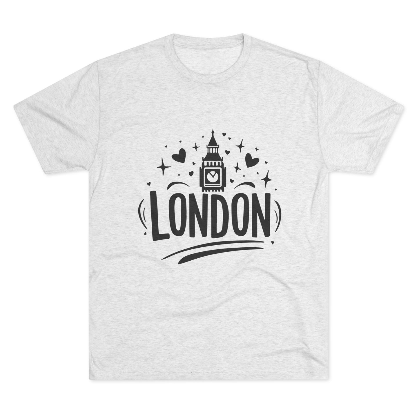 London Cozy Unisex Tri-Blend Crew Tee