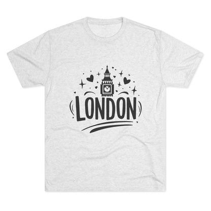 London Cozy Unisex Tri-Blend Crew Tee