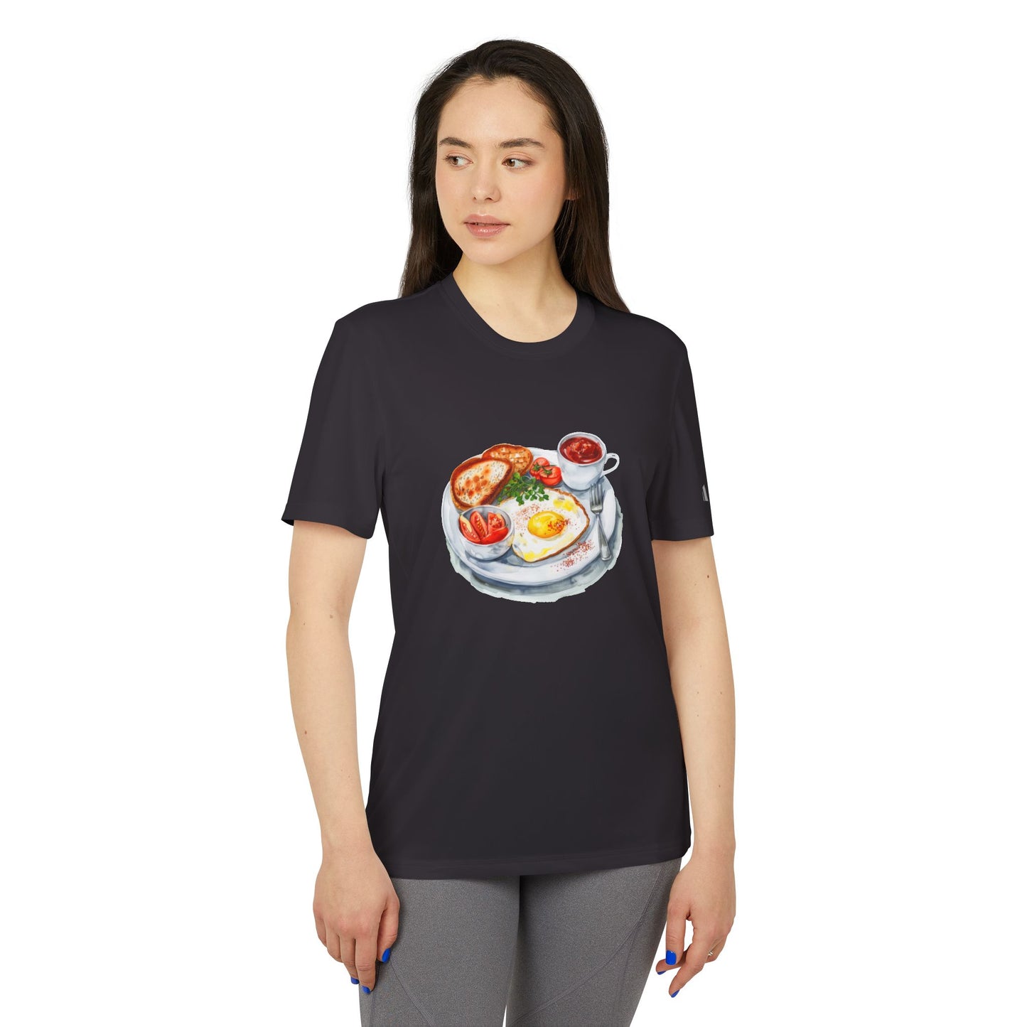 Unisex Sport T-Shirt - Watercolor Culinary Art - Food Illustration