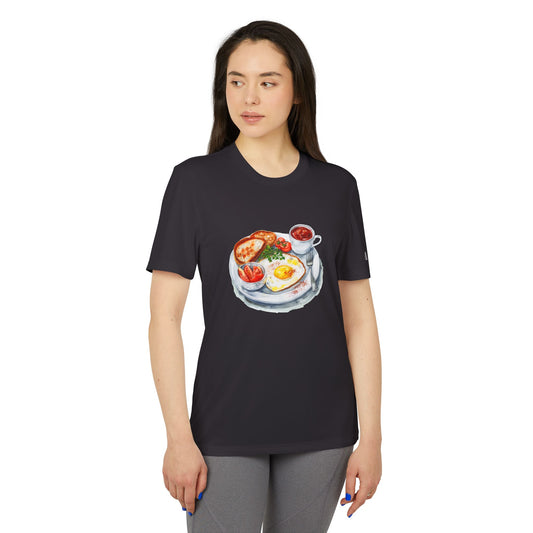 Unisex Sport T-Shirt - Watercolor Culinary Art - Food Illustration