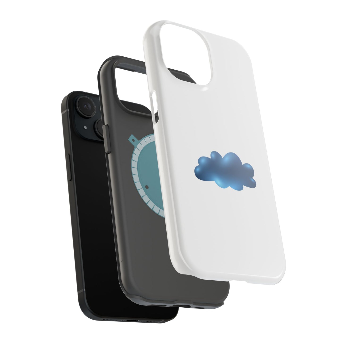 Cloud Design Magnetic Phone Cases, Unique Phone Protection, Cute Gift for Tech Lovers, Customizable Designs, Trendy Accessories