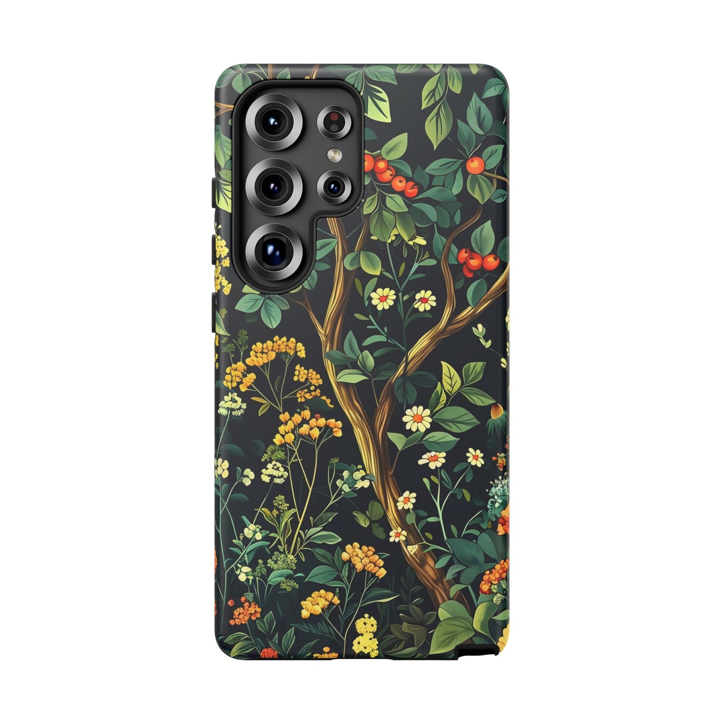 Floral iPhone Case, Nature Inspired Tough Case, Botanical Phone Cover, Eco-Friendly Gift, Unique Floral Design