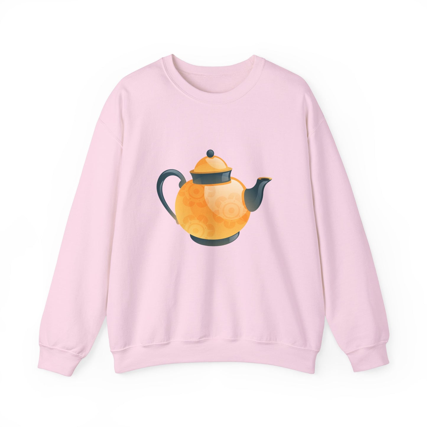 Unisex Heavy Blend™ Crewneck Sweatshirt Trendy - Classic British Tea Kettle
