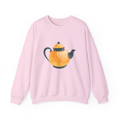 Unisex Heavy Blend™ Crewneck Sweatshirt Trendy - Classic British Tea Kettle