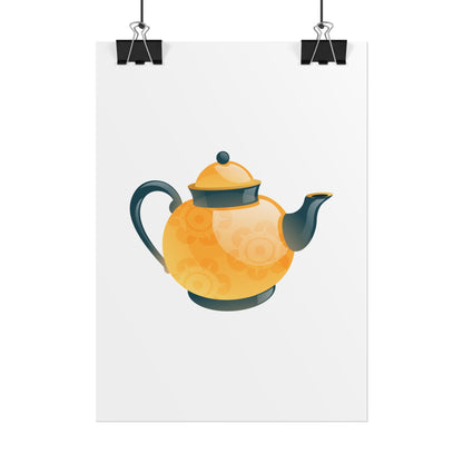 Vintage Tea Pot Rolled Posters