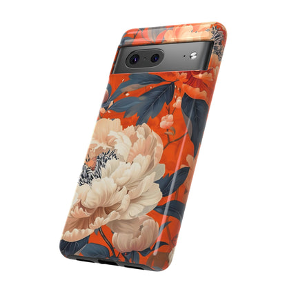 Floral Tough Case, Durable Floral Phone Case, Stylish Protection Case, Gift for Her, Spring Accessories, Mother’s Day Gift