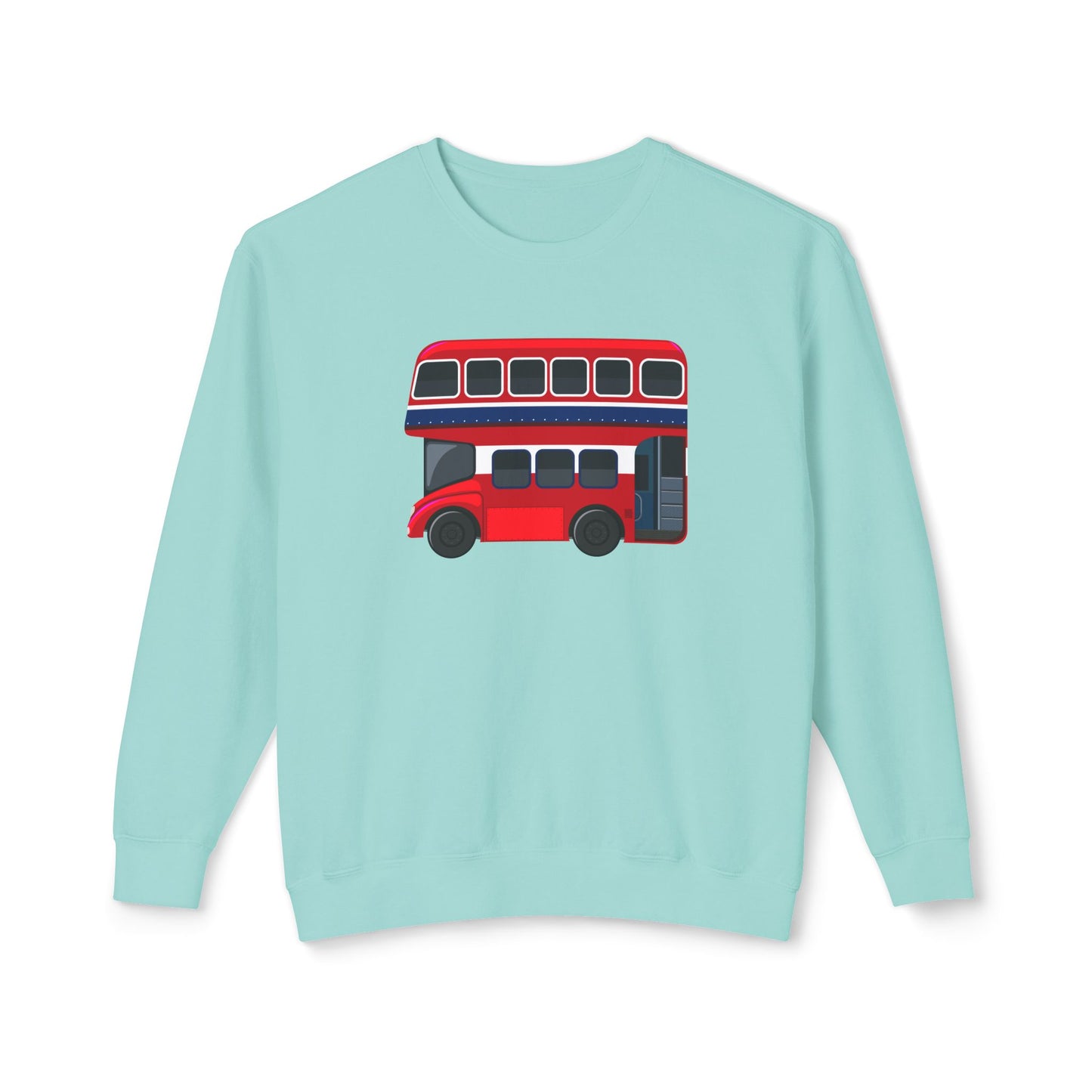 Unisex Lightweight Crewneck Sweatshirt - British English Bus