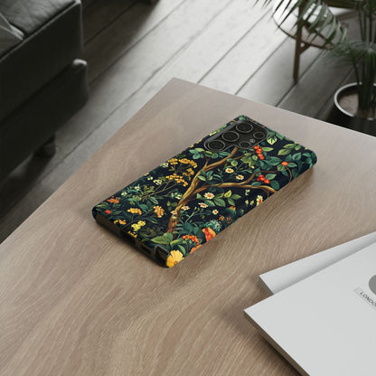 Floral iPhone Case, Nature Inspired Tough Case, Botanical Phone Cover, Eco-Friendly Gift, Unique Floral Design