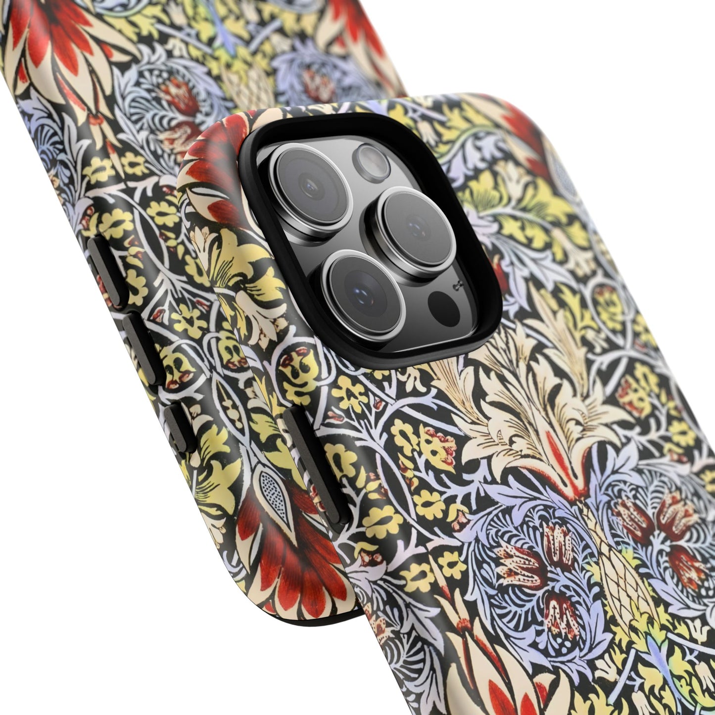 Stylish Phone Case - Floral Design, Tough Cases, Gift for Her, Phone Accessories, Trendy Tech, Unique Cell Phone Cover