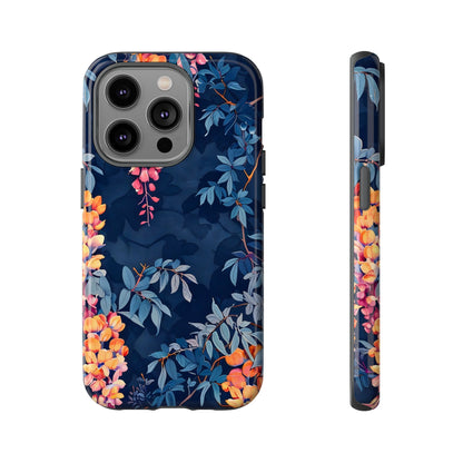 Floral iPhone Case, Tough Phone Cover, Gift for Her, Nature Lover Accessory, Spring Decor, Unique Floral Design