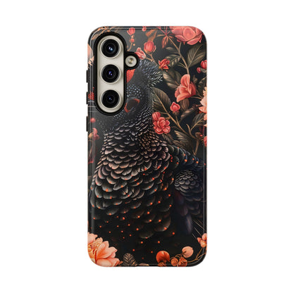 Tough Cases: Floral Design Phone Case, Stylish Protection for Your Phone, Unique Gift for Bird Lovers, Vibrant Floral Art, [...]