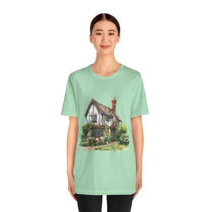 Unisex Jersey Short Sleeve Tee - Timeless Beauty - British Village Homes
