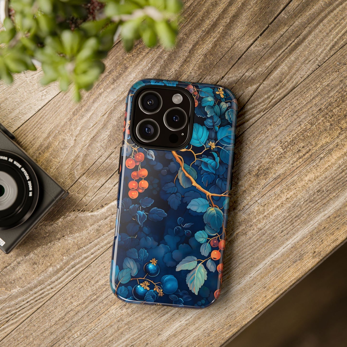 Artistic Phone Case with Floral Design, Tough Cases for iPhone, Nature-Inspired Accessory, Unique Gift for Her, Protective Cover