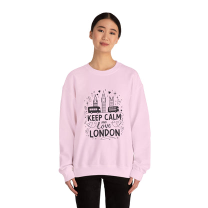 Unisex Heavy Blend™ Crewneck Sweatshirt -  Keep Calm and Love London