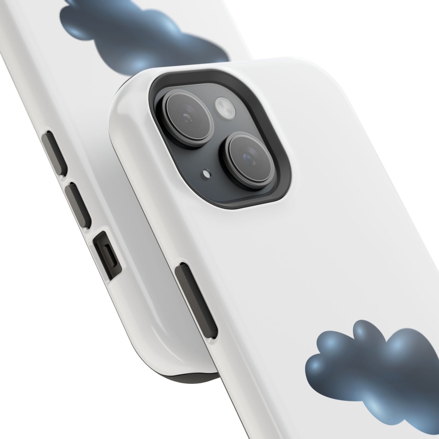 Cloudy Magnetic Tough Case for iPhone, Stylish Phone Cover, Cloud Design, Unique Gift Idea, Durable Protection