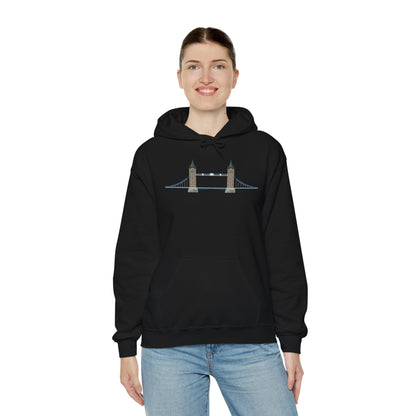 Unisex Heavy Blend™ Hooded Sweatshirt - Tower Bridge - Iconic London Landmark