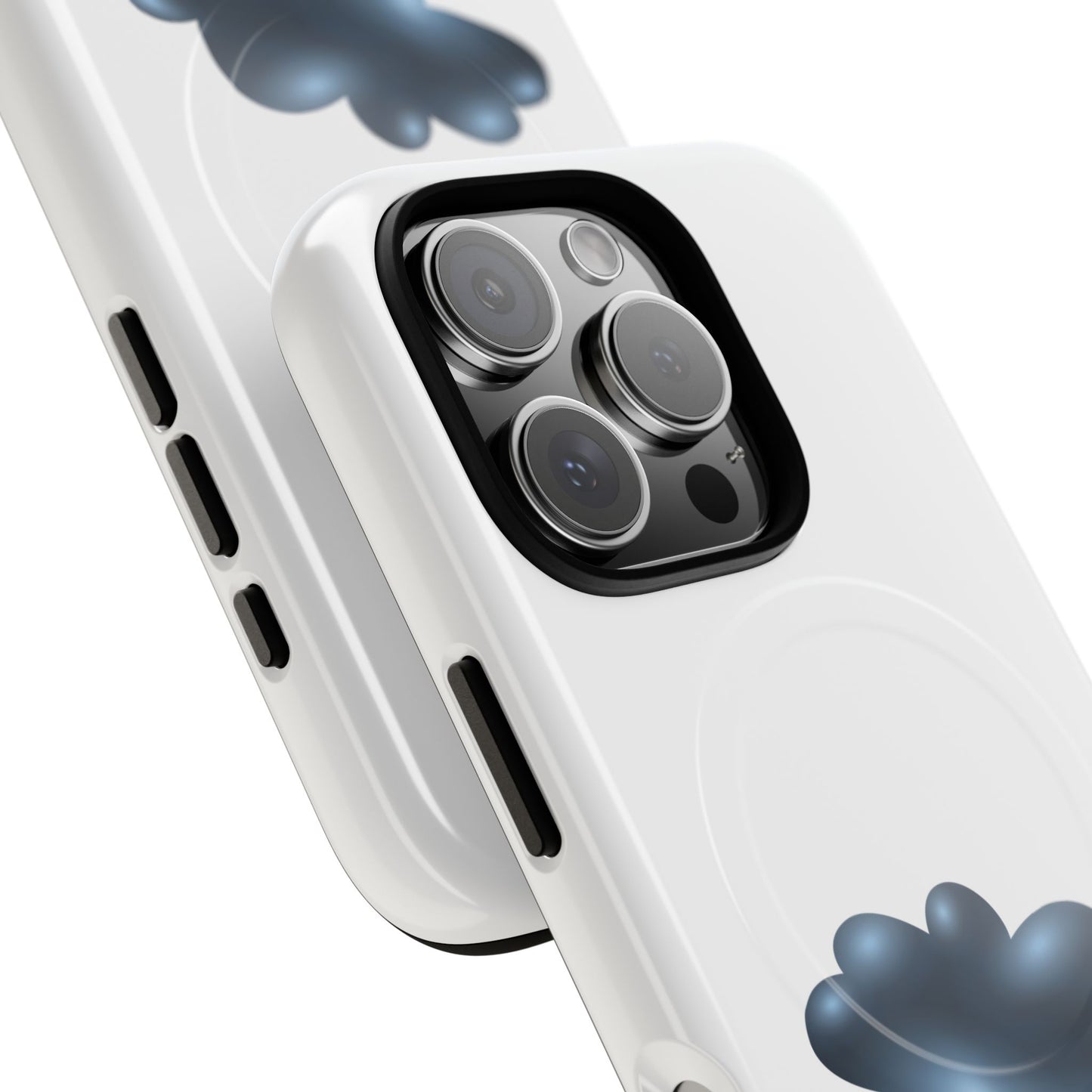 Stylish Magnetic Phone Case, Tough Protective Case, Cloud Design Phone Cover, Unique Gift for Tech Lovers, Trendy Mobile Accessories