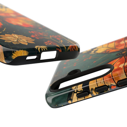 Butterfly Phone Case – Tough Cases for Nature Lovers, Floral Design, Butterfly Art, Unique Gift, Eco-Friendly Protection