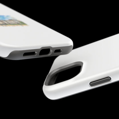 Artistic Magnetic Phone Case, Custom Tough Case, Unique Phone Cover, Gift for Travelers, Landscape Design, Protective Case