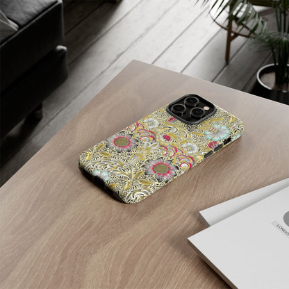 Floral Phone Case - Tough Cases, Floral Design, Stylish, Protective, Unique Gift for Her, Phone Accessories