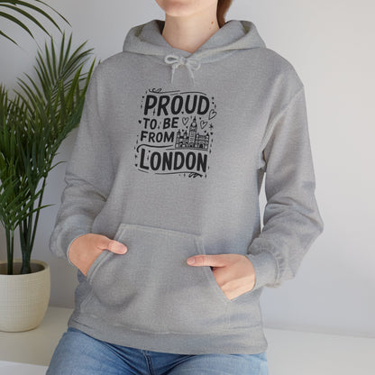 Unisex Heavy Blend™ Hooded Sweatshirt - Proud to be from London