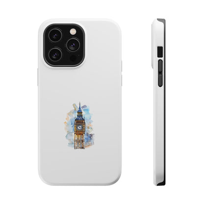 Artistic Magnetic Phone Cases with Iconic Designs, Unique Cell Phone Cover, London Tower Case, Gift for Travelers, Customizable Art Cases