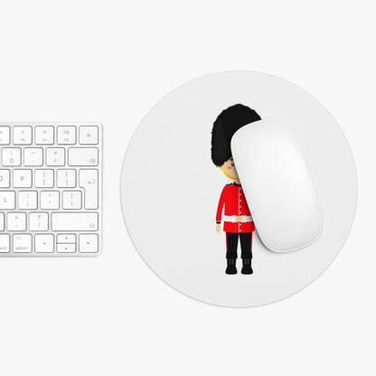 Cute Royal Guard Mouse Pad, British Theme Desk Accessory, Office Gift, Gamer Mat, Computer Pad, Unique Home Decor, Fun Workspace Decor