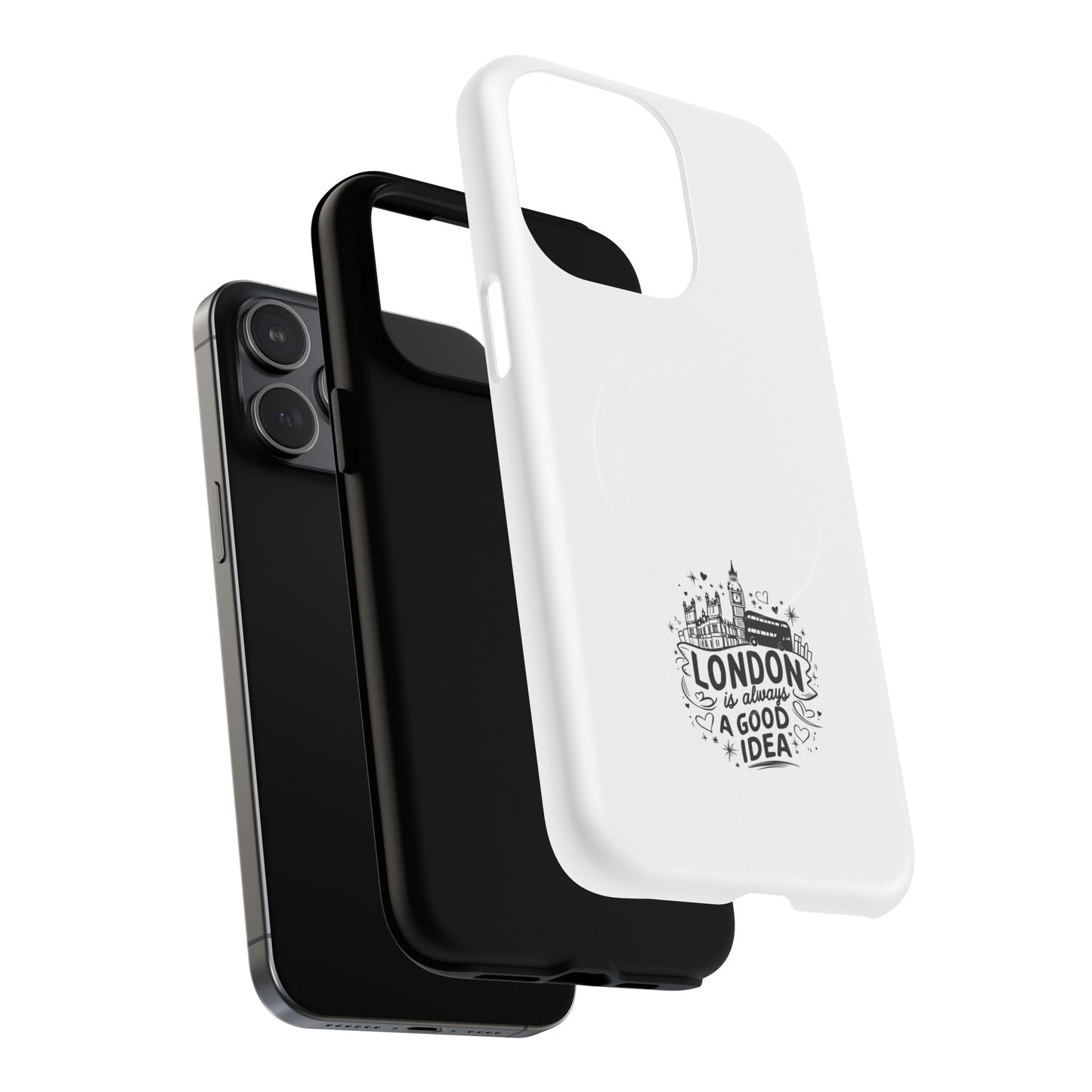 Tough Magnetic Phone Cases - London Is Always A Good Idea, Custom Phone Covers, Travel Gifts, Modern Phone Cases, Durable Cases, [...]