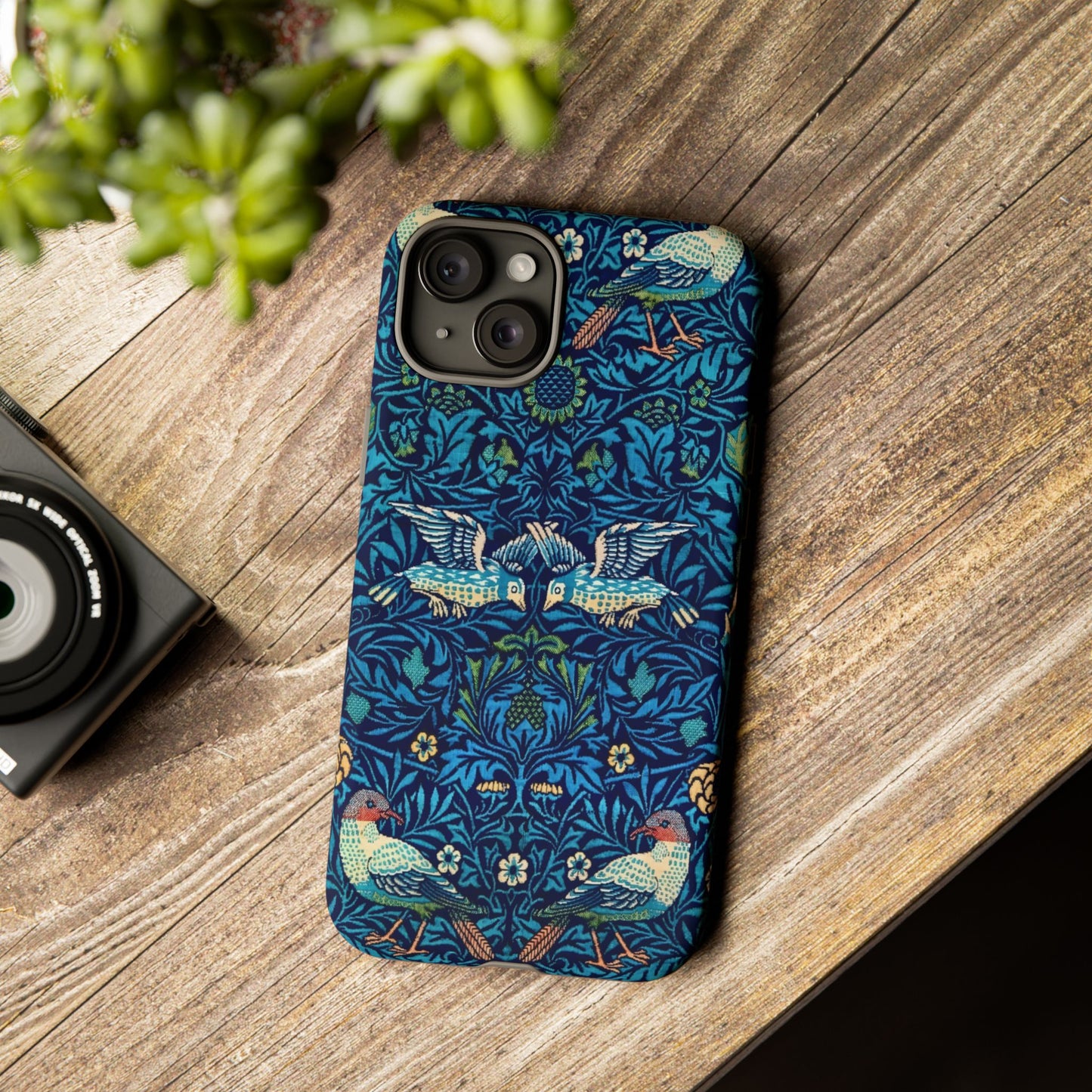 Elegant Bird Pattern Phone Case | Nature Lover Gift, Stylish Mobile Cover, Floral Design, Eco-Friendly, Unique Cell Phone Protector