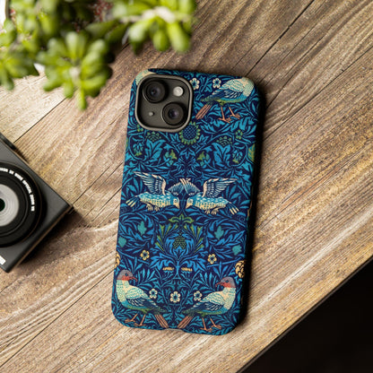 Elegant Bird Pattern Phone Case | Nature Lover Gift, Stylish Mobile Cover, Floral Design, Eco-Friendly, Unique Cell Phone Protector