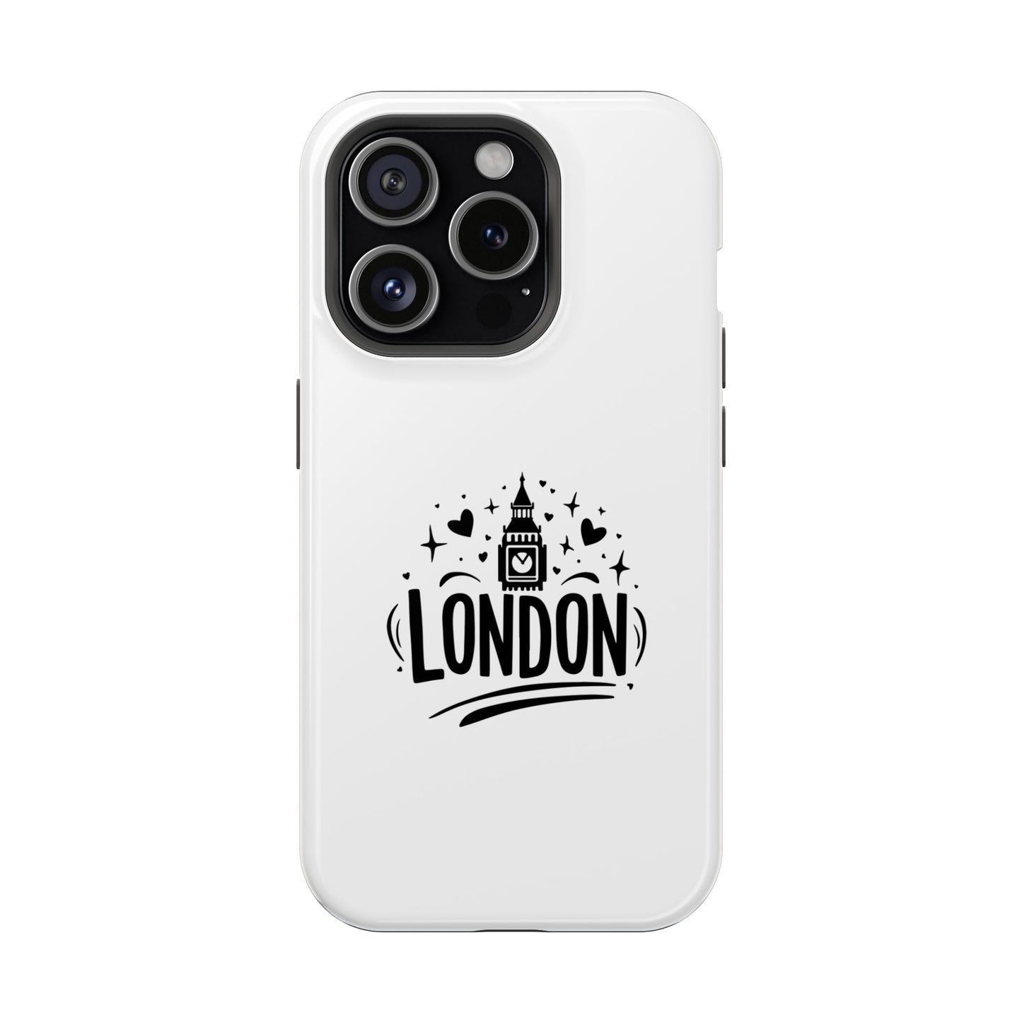 Stylish Magnetic Phone Case with London Design, Travel Gift, Unique Protection, Customizable Accessories, Phone Cover, Modern Tech