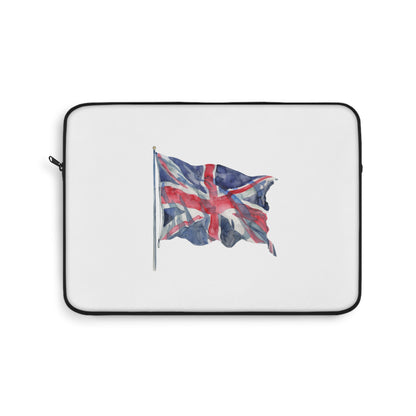 Union Jack Laptop Sleeve | Stylish Computer Case, British Flag Design, Gift for Students, Travel Accessory, Modern Tech Pouch