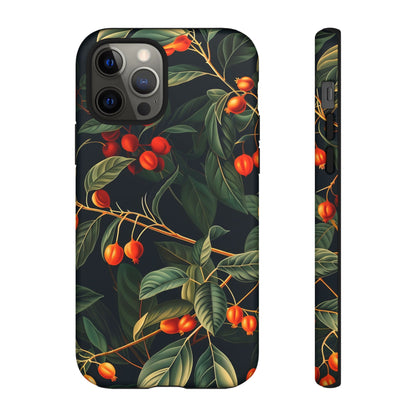 Tough Cases, Floral Phone Case, Nature-Inspired Tech, Unique Gift, Phone Accessory, Botanical Design, Fall Vibes