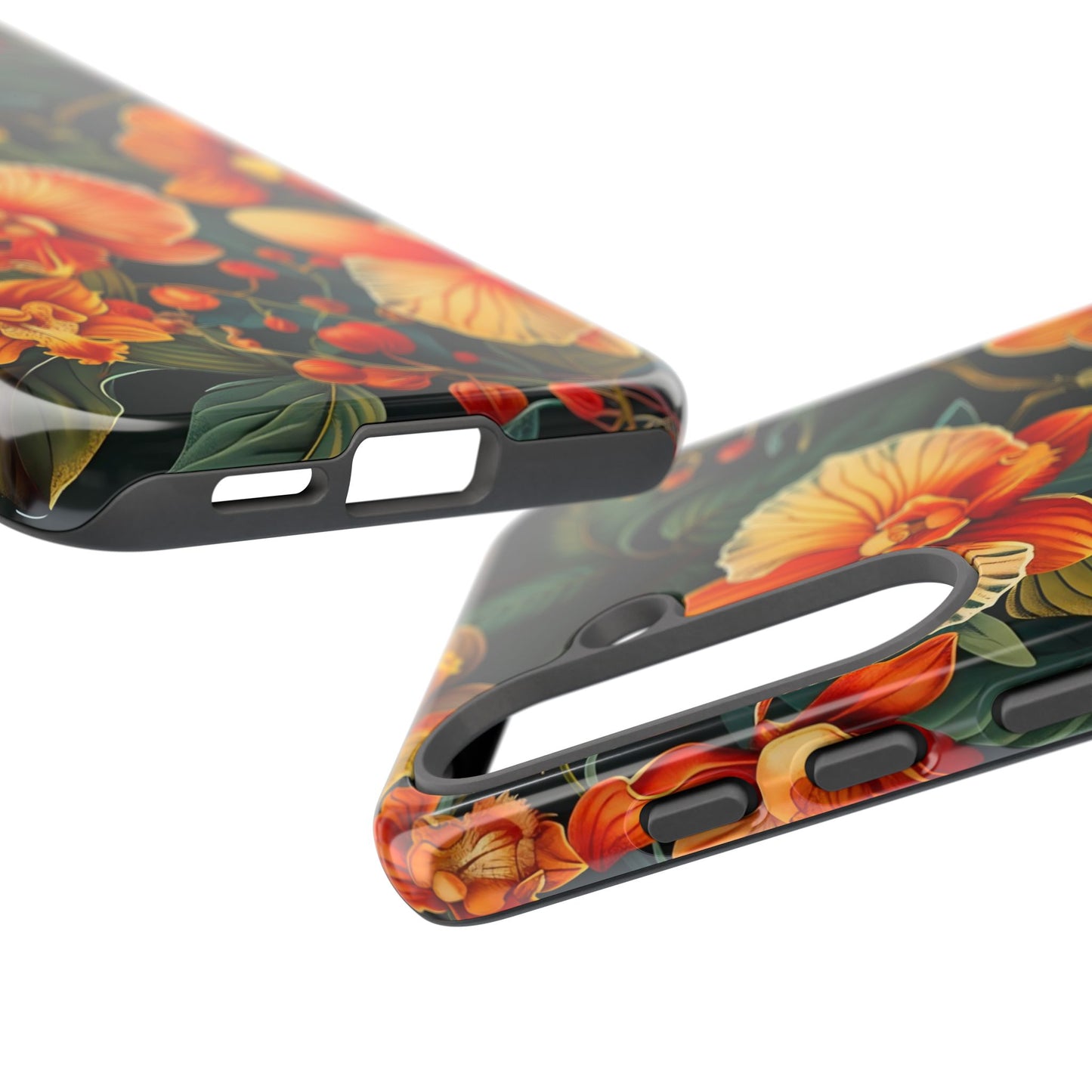 Floral Phone Case - Tough Cases, Protective Cover, Gift for Her, Smartphone Accessory, Floral Design, Nature-Inspired