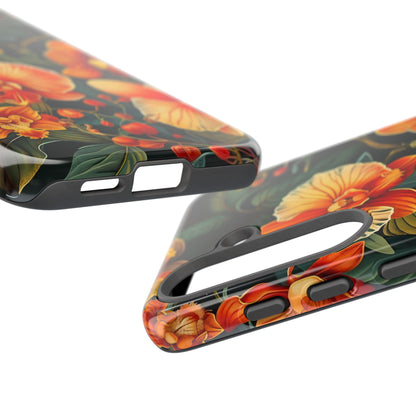 Floral Phone Case - Tough Cases, Protective Cover, Gift for Her, Smartphone Accessory, Floral Design, Nature-Inspired