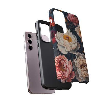 Floral Phone Case, Tough Phone Cover, Flower Design, Unique Gift for Her, Trendy Accessory, Spring Decor