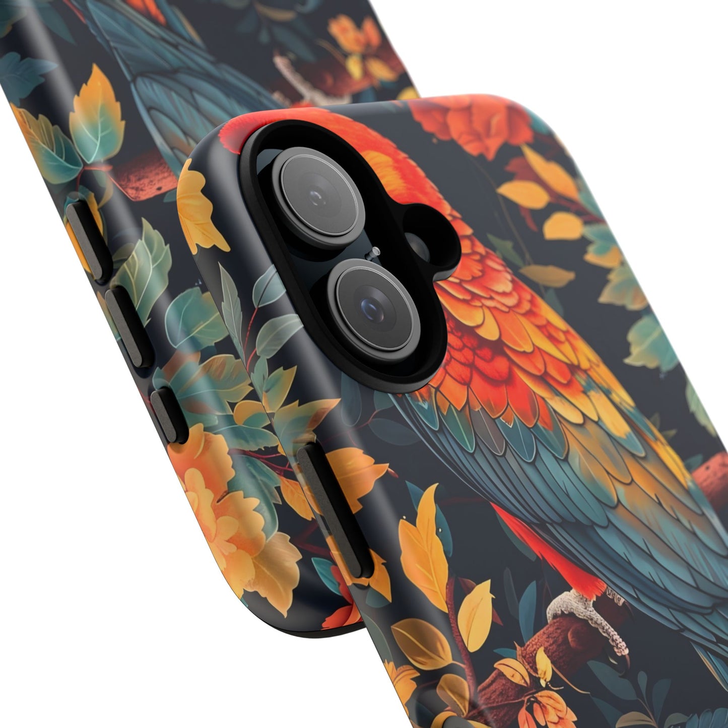 Vibrant Parrot Phone Case - Tough, Stylish, Nature-Inspired, Tropical, Wildlife, Perfect Gift, Summer Vibes