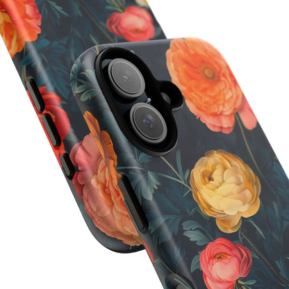 Floral Phone Case - Tough Cases, Stylish Protection, Gift for Flower Lovers, Customizable Cover, Floral Design Mobile Accessory