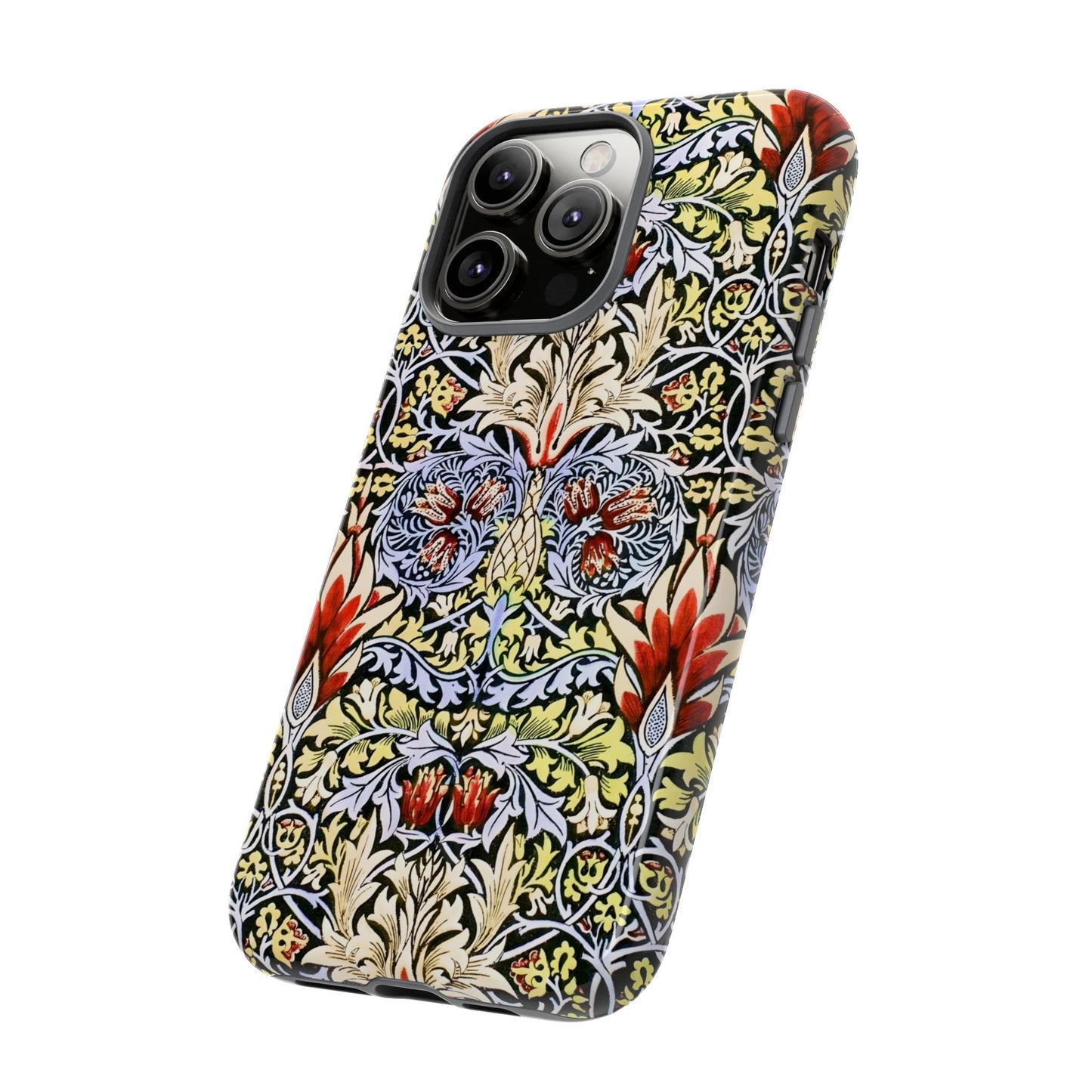 Stylish Phone Case - Floral Design, Tough Cases, Gift for Her, Phone Accessories, Trendy Tech, Unique Cell Phone Cover