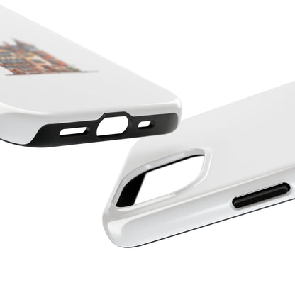 Artistic Tough Phone Cases with Vintage Architecture Design