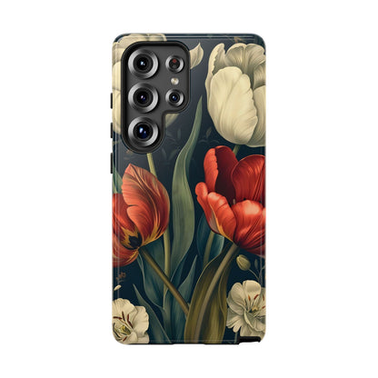 White Flower Tough Cases