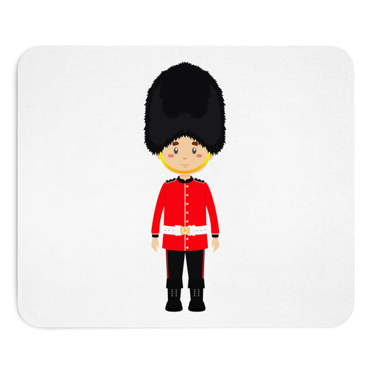 Whimsical British Soldier Mouse Pad, Cute Desk Accessory for Home Office, Perfect Gift for Students, Gamers, or Travelers, Unique Mouse Mat