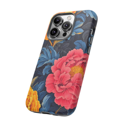 Floral Phone Case, Tough Cases, Stylish Mobile Cover, Gifts for Her, Phone Accessories, Unique Flower Design