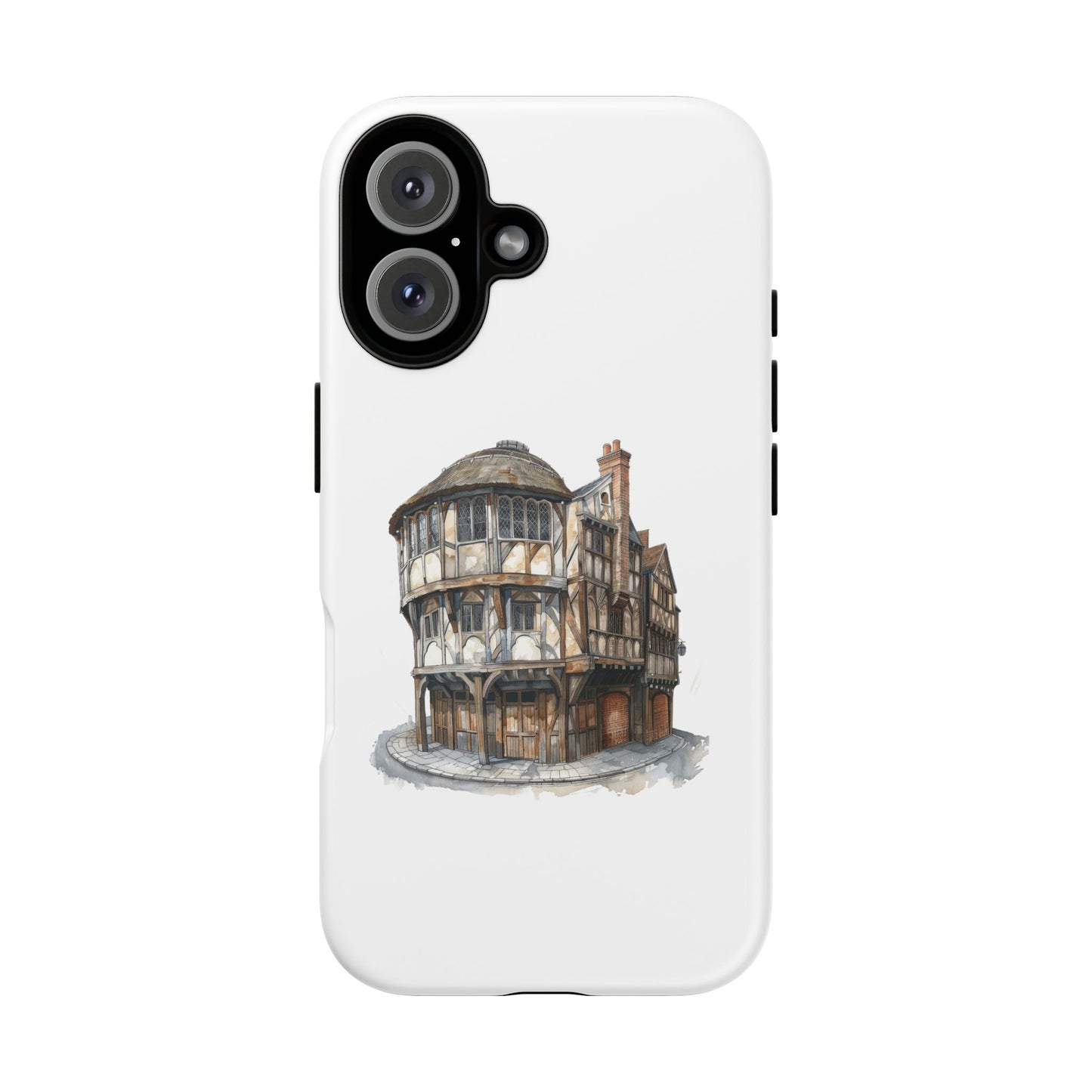 Artistic Phone Case - Tough Cases with Historic Building Design