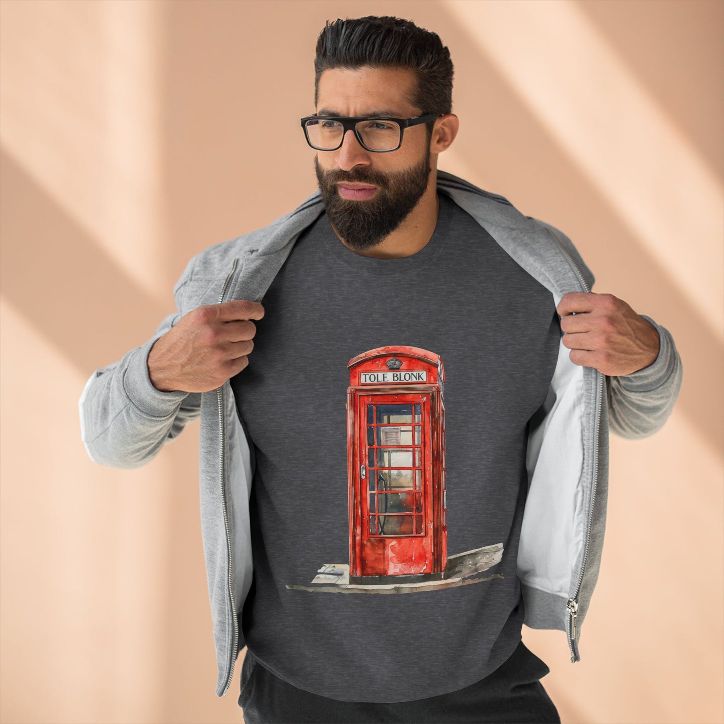 Unisex Crewneck Sweatshirt - Iconic British Public Telephone