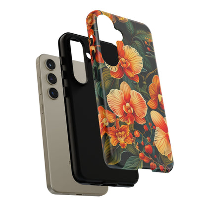 Floral Phone Case - Tough Cases, Protective Cover, Gift for Her, Smartphone Accessory, Floral Design, Nature-Inspired